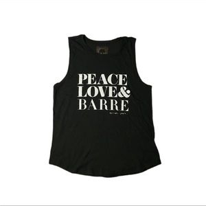 Spiritual Gangster peace love & barre muscle tank
